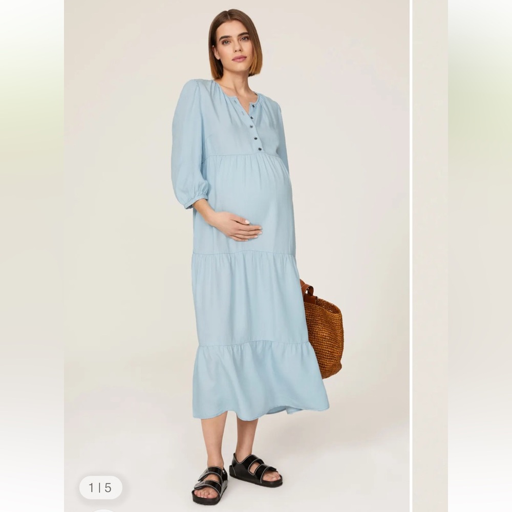 Isabella Oliver Tiered Sundress with V-Neck